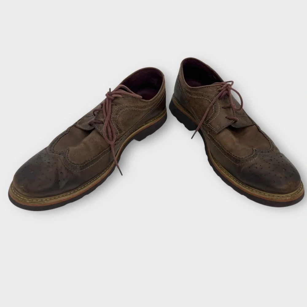 PIKOLINOS Men's Leather‎ Oxfords Gray & Brown Two Pair Men’s Euro 44 US 10